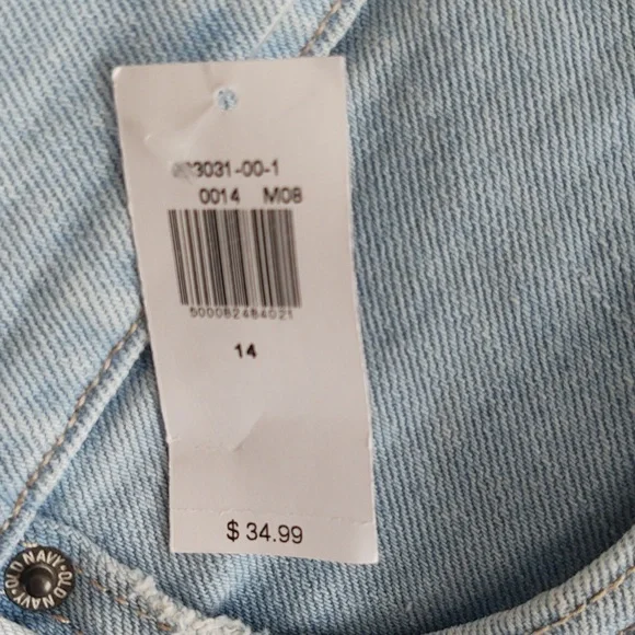 NWT Old Navy Denim Cut Off Shorts Size 14 - Picture 3 of 6